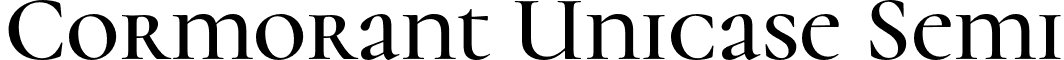 Cormorant Unicase Semi font - CormorantUnicase-Semi.otf