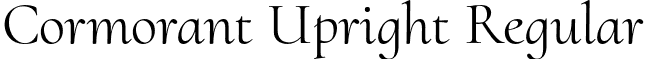 Cormorant Upright Regular font - CormorantUpright-Regular.otf