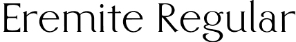 Eremite Regular font - Eremite-Regular.otf