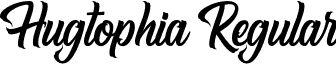 Hugtophia Regular font - Hugtophia.otf