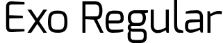 Exo Regular font - exo.regular.otf