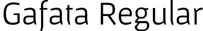 Gafata Regular font - gafata.regular.ttf