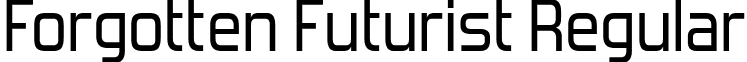 Forgotten Futurist Regular font - forgotten-futurist.regular.ttf