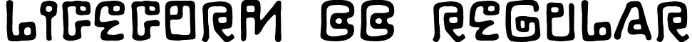 LifeForm BB Regular font - lifeform-bb.regular.ttf