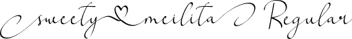 Sweety Meilita Regular font - Sweety Meilita.ttf