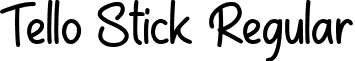 Tello Stick Regular font - Tello Stick.otf
