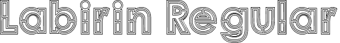 Labirin Regular font - Labirin.ttf