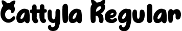 Cattyla Regular font - Cattyla.ttf