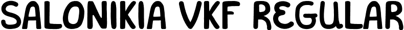 Salonikia VKF Regular font - salonikia-vkf.regular.otf