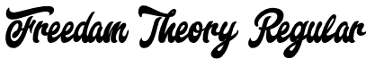 Freedam Theory Regular font - Freedamtheory-axyvK.otf