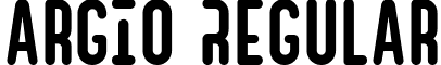 Argio Regular font - ArgioRegular-PKZWm.ttf