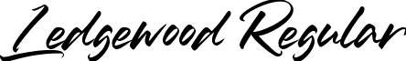 Ledgewood Regular font - Ledgewood-mLZvV.ttf