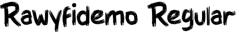 Rawyfidemo Regular font - Rawyfidemo.otf