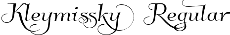 Kleymissky Regular font - kleymissky.regular.ttf