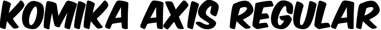 Komika Axis Regular font - komika-axis.regular.ttf