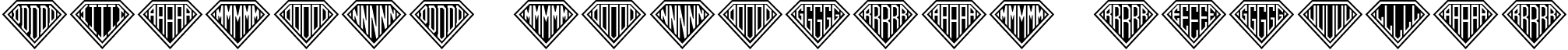 Diamond Monogram Regular font - DiamondMonogram.ttf