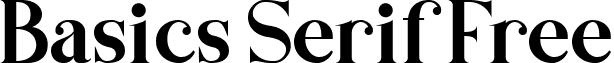 Basics Serif Free font - Basics Serif - Free.ttf