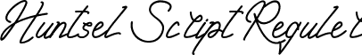Huntsel Script Reguler font - Huntsel Script (dafont).ttf