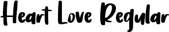 Heart Love Regular font - Heart Love Regular.ttf