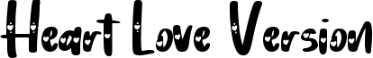 Heart Love Version font - Heart Love Version.ttf