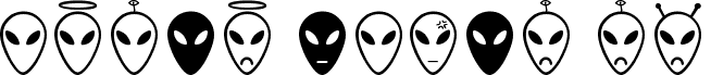 Alien faces St font - Alien faces St.ttf