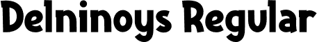 Delninoys Regular font - Delninoys.otf