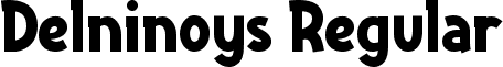 Delninoys Regular font - Delninoys.ttf