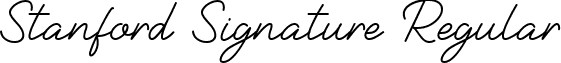 Stanford Signature Regular font - StanfordSignature-EaXnz.ttf