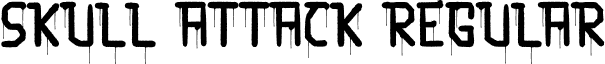 Skull Attack Regular font - SkullAttack-4By06.otf