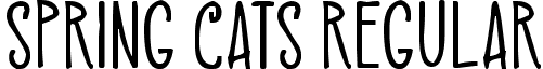 Spring Cats Regular font - SpringCats-owMw0.ttf