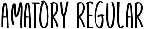 Amatory Regular font - Amatory-BWaBV.ttf