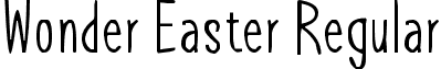 Wonder Easter Regular font - WonderEaster-owxrB.ttf
