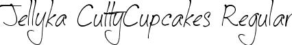 Jellyka CuttyCupcakes Regular font - design.collection4.Jellyka CuttyCupcakes.ttf