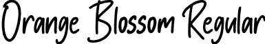 Orange Blossom Regular font - OrangeBlossom-mLZwj.otf