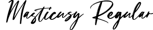 Masticusy Regular font - Masticusy-rg43y.ttf