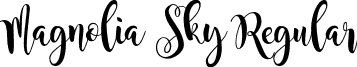 Magnolia Sky Regular font - magnolia_sky.otf