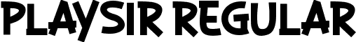 PLAYSIR Regular font - PLAYSIR Regular.otf