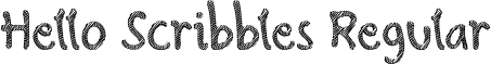 Hello Scribbles Regular font - HelloScribbles.ttf