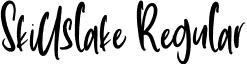 Skillslake Regular font - Skillslake.otf