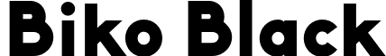 Biko Black font - Biko_Black.otf
