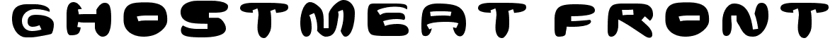 Ghostmeat Front font - ghostmeat front.ttf