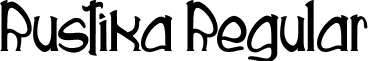 Rustika Regular font - Rustika.otf