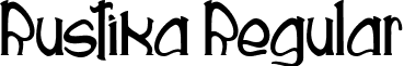 Rustika Regular font - Rustika.ttf