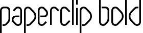 Paperclip Bold font - paperclip-bold.otf