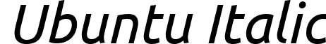 Ubuntu Italic font - Ubuntu-RI.ttf