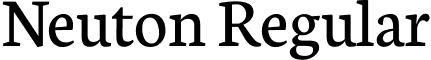 Neuton Regular font - Neuton-Regular.ttf