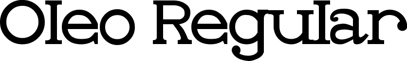 Oleo Regular font - OLEO____.TTF
