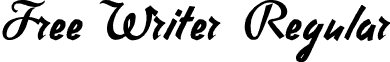 Free Writer Regular font - Free Writer.ttf