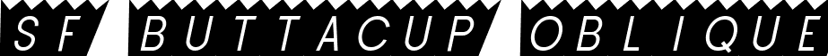 SF Buttacup Oblique font - SFButtacup-Oblique.ttf