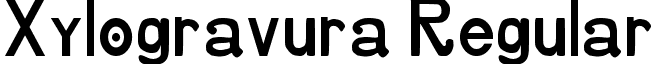 Xylogravura Regular font - Xylogravura.ttf